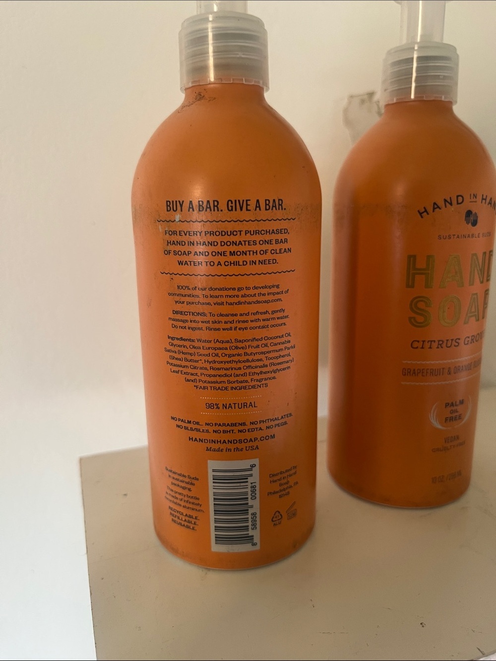 Citrus Grove Hand Soap - Bright Orange - Picture 2 of 2